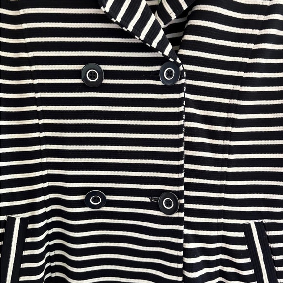 CAbi Martime Trench Coat Large blue stripe - Picture 5 of 6